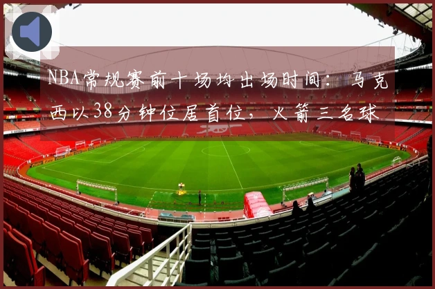 NBA常规赛前十场均出场时间：马克西以38分钟位居首位，火箭三名球员获选